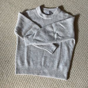 Everlane crewneck alpaca sweater